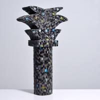 Large Ned Smyth Mosaic Palm Tree Sculpture - Sold for $5,760 on 02-17-2024 (Lot 408).jpg